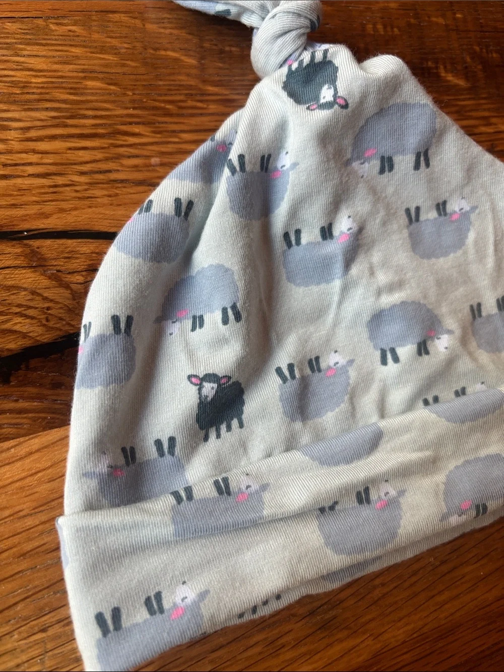 Hanna Andersson baby sheep hat xs